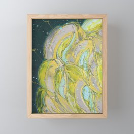 Fairy Flower Yellow magic Framed Mini Art Print