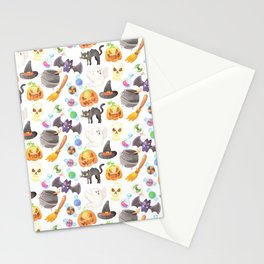 halloween pattern Stationery Cards