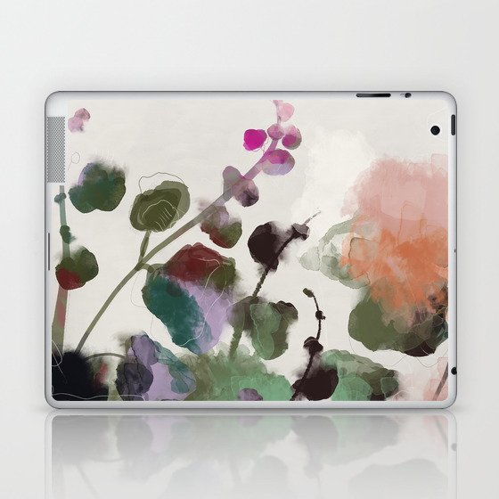 floral abstract summer autumn Laptop & iPad Skin