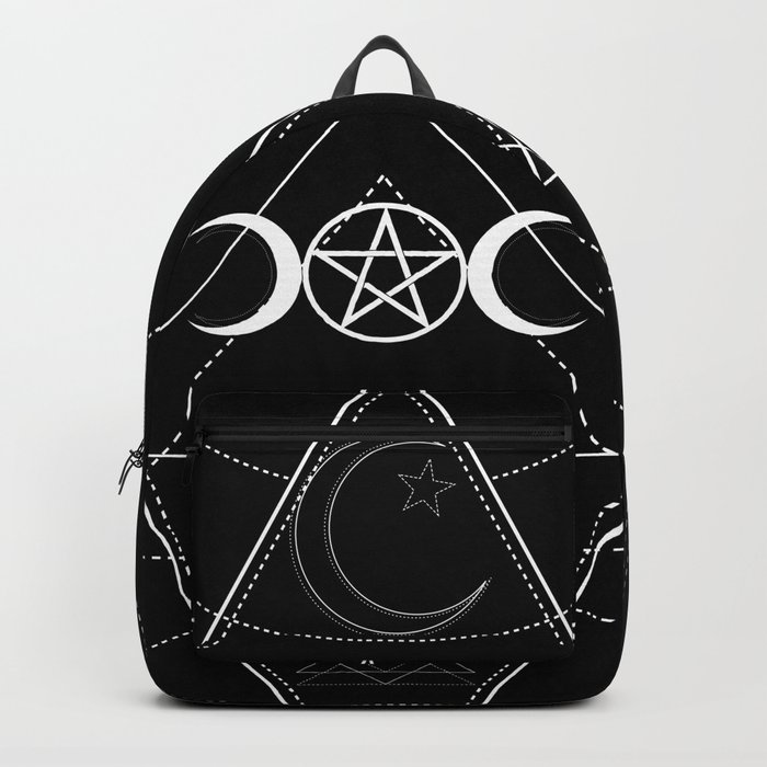 Triple Moon Pentagram Backpack