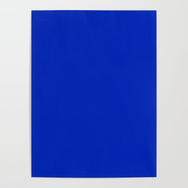 ROYAL BLUE solid color  Poster