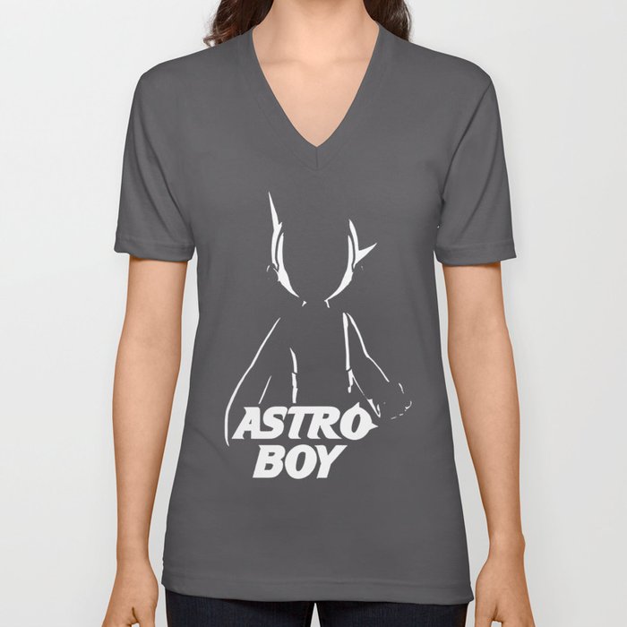Astro Boy The Mighty Atom V Neck T Shirt