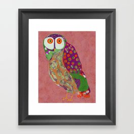 Peggy (Owl) Framed Art Print