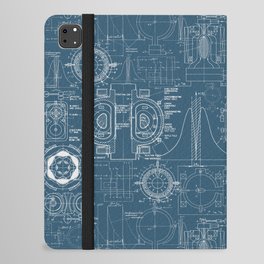 Schematic image of TOKAMAK, a fusion reactor. Print with drawings and graphs. The tokamak is one of several types of magnetic restraints being developed to produce controlled fusion energy. iPad Folio Case