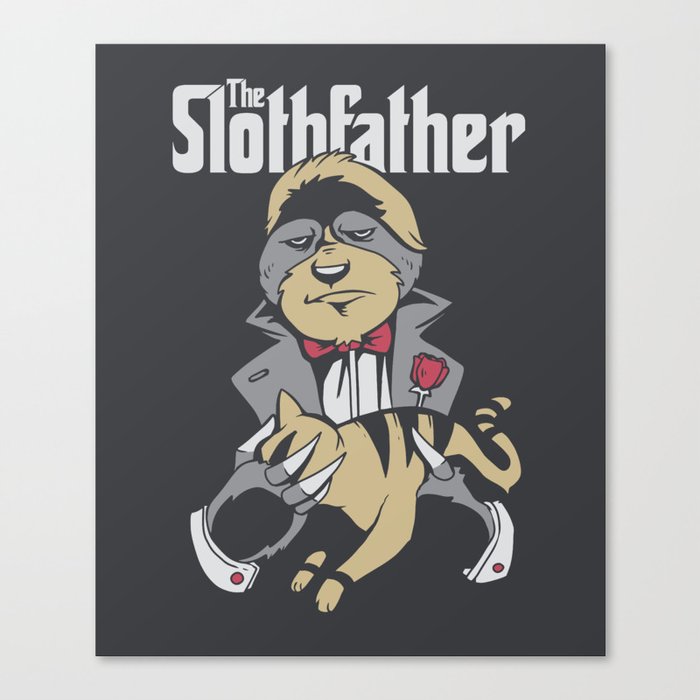 The Slothfather Canvas Print