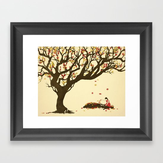 Fallen Framed Art Print