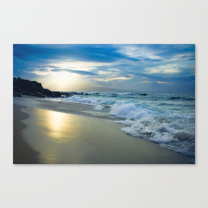 One Dream Sunset Hookipa Beach Maui Hawaii Canvas Print