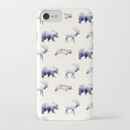 Wild Pattern // Blue iPhone Case
