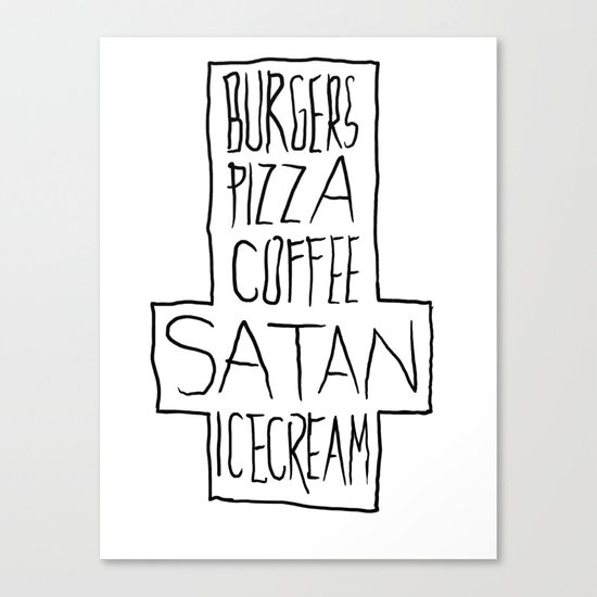 pizza & moar Canvas Print