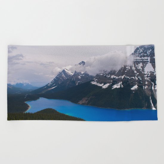 Bright Blue Body Beach Towel
