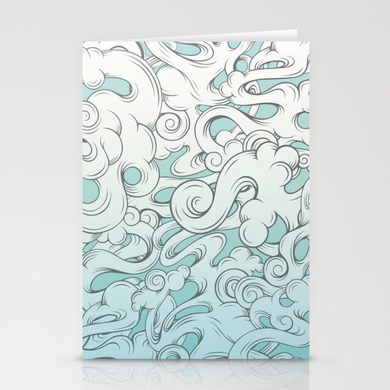 Entangled Clouds Stationery Cards