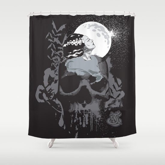The Bride Shower Curtain