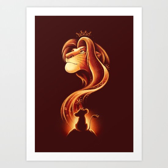 The New King Art Print