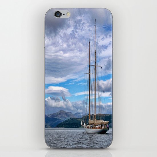 Schooner on the River Clyde iPhone & iPod Skin