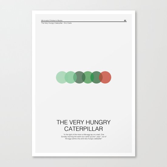 The Very Hungry Caterpillar Canvas Print