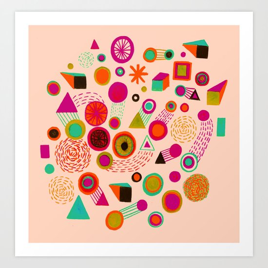 Galaxies III Art Print