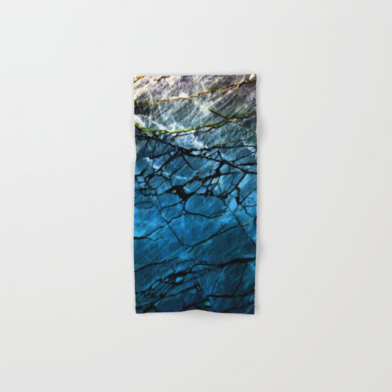 Blue Labradorite Crystal Hand & Bath Towel