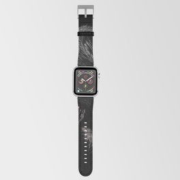 So Cool, Black Flat Coated Retriever Dog - Brick Block Background Apple Watch Band