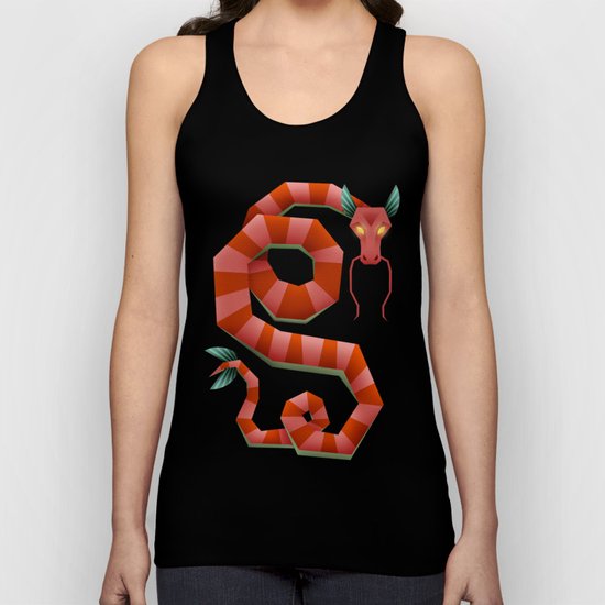 Sky swimmer dragon Unisex Tank Top