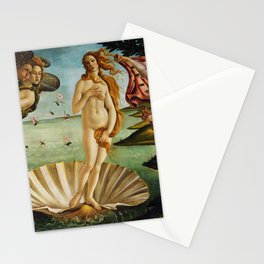 The Birth of Venus by Sandro Botticelli (1485) Stationery Card
