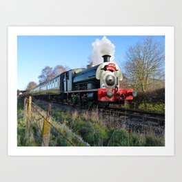 Santa Special Art Print | Fatherchristmas, Santa, Train, Xmas, Photo, Winter, Steamtrain, Steam, Christmas 