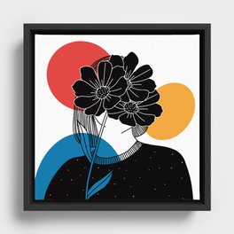 Conceptual illustration: Bloom Framed Canvas