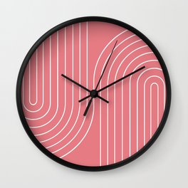 Minimal Line Curvature LXXXVIII Wall Clock