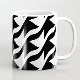 BLACK AND WHITE Geometric Pattern Background Mug