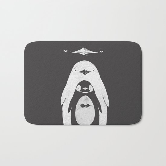 Penguinception Bath Mat