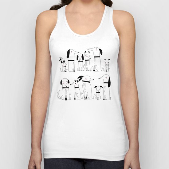 ELEVEN DOGS ONE BIRD Unisex Tank Top