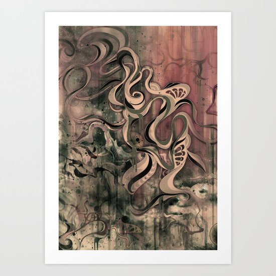 Tempest III (sandstorm) Art Print
