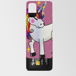 Unicorn | stars background Android Card Case