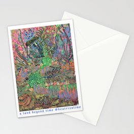 a land beyond time Stationery Card