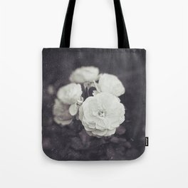 Retro Style Photography of Rose Flowers. Tote Bag