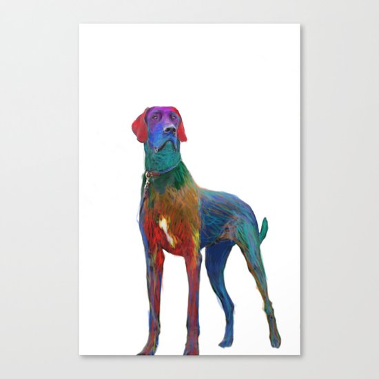 Great Dane Uncropped Canvas Print