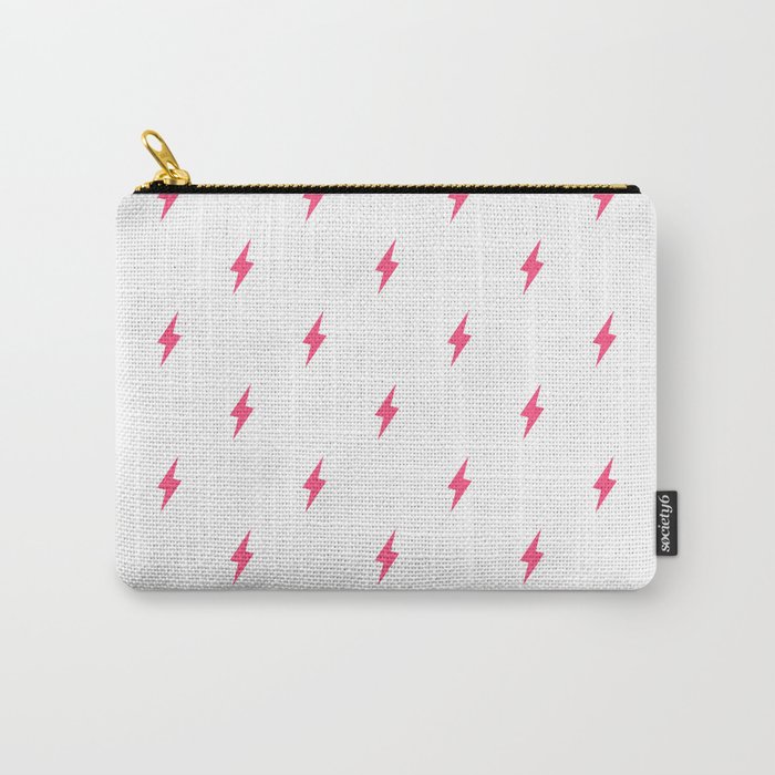 Lightning Bolt Pattern Pink Tasche