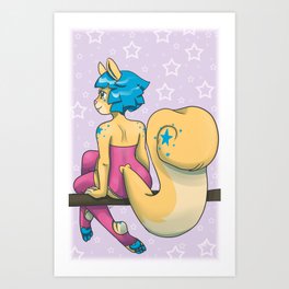 Zvezda Squirrel Art Print