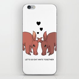 Flirty Aardvarks iPhone Skin