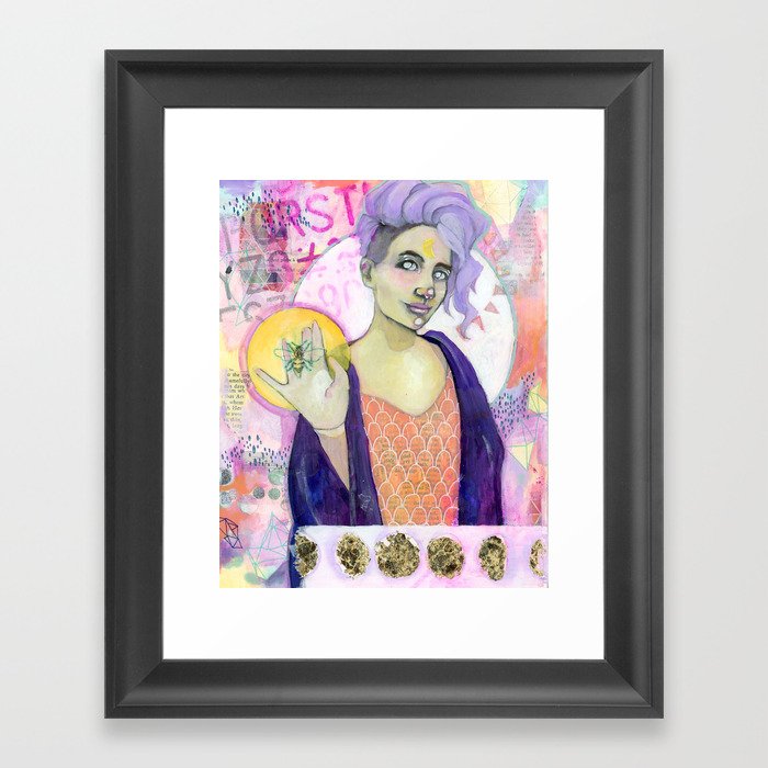 Peace Bee With You Framed Art Print
