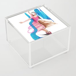 Expressive Ballerina Dance Drawing 2022 Acrylic Box