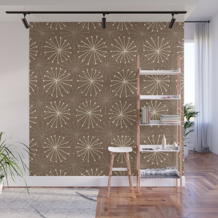 seedheads brown Wall Mural