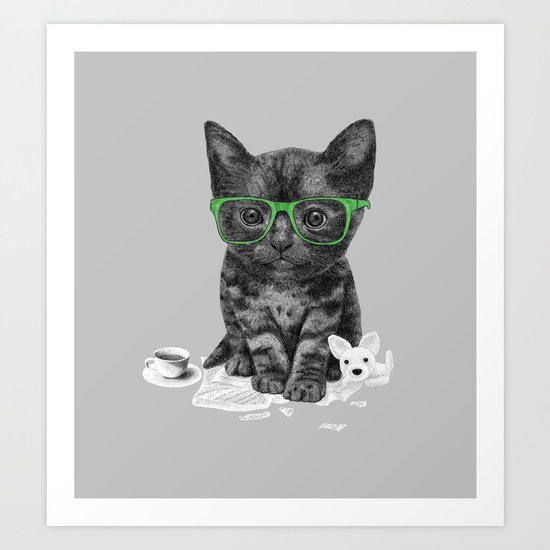 I Love Reading Art Print