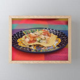 Ceviche Framed Mini Art Print