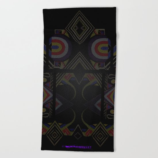 Mandalic Altar I Beach Towel