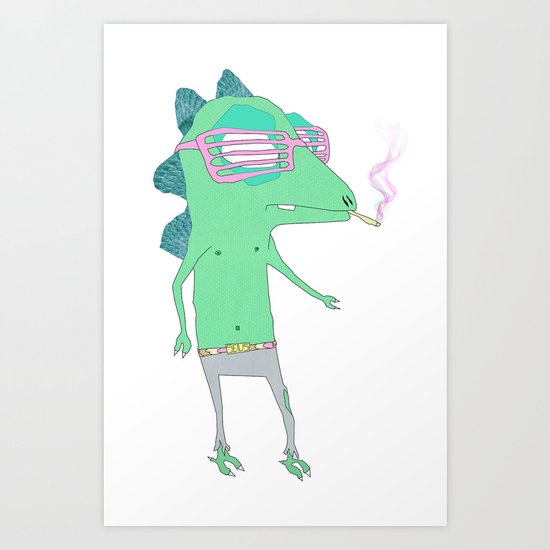 Sensasaur Art Print