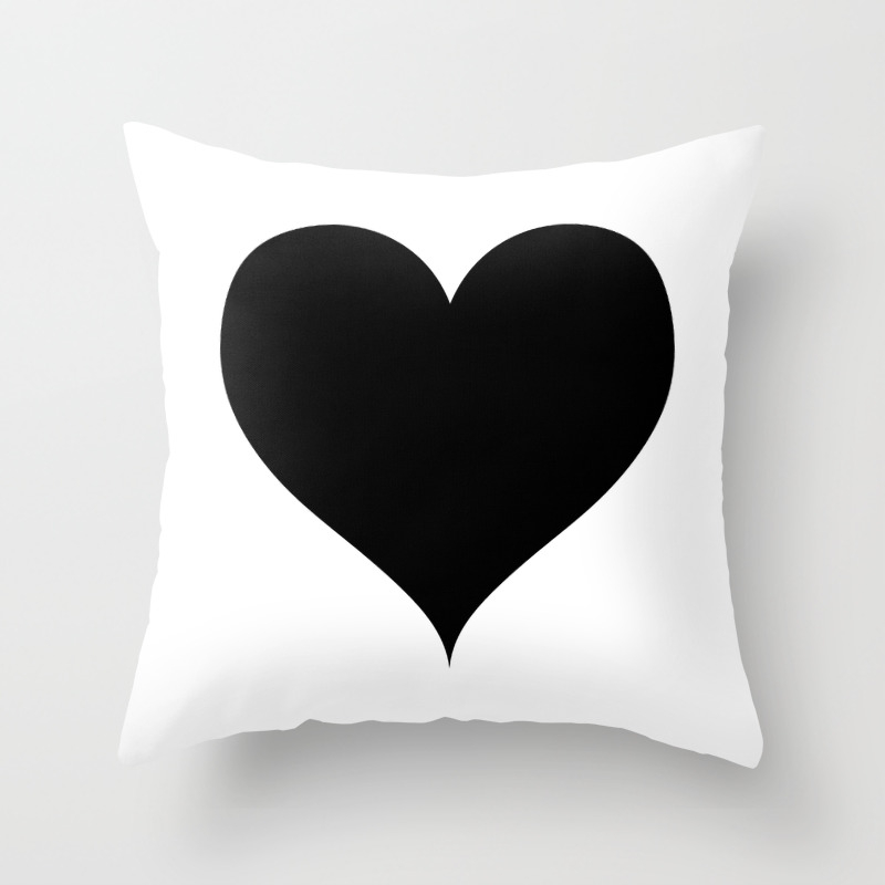 Pillow Decorative Throw I Love You But Ive Chosen Dubstep Black White Red