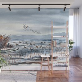 Duck Hunting For Canvasbacks Wall Mural