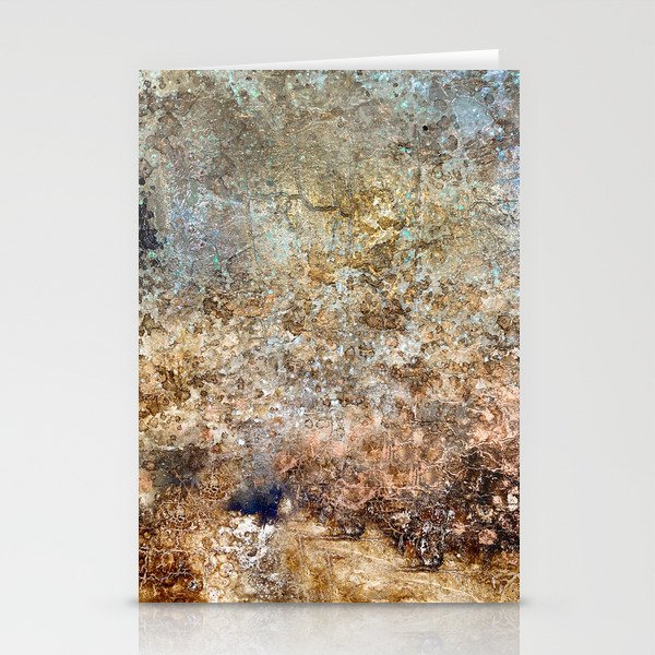 Soft Brown Abstract Texture Stationery Cards