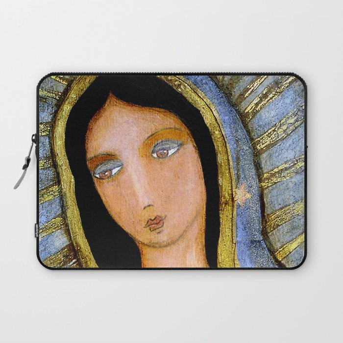 Our Lady of Guadalupe by Flor LArios Laptop Sleeve
