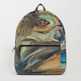 Sand Storm Ghost | AI-Generated Art Backpack